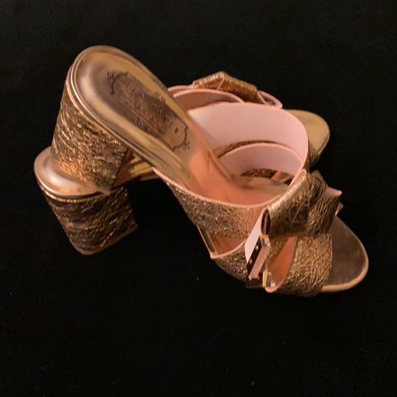 Rose Gold Ted Baker Sandals - Picture 9 of 11